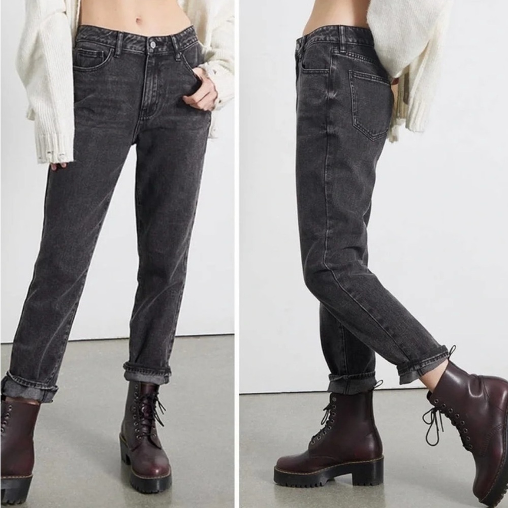 Women’s PacSun Charcoal Mom Denim Jeans size 28 - Picture 8 of 8